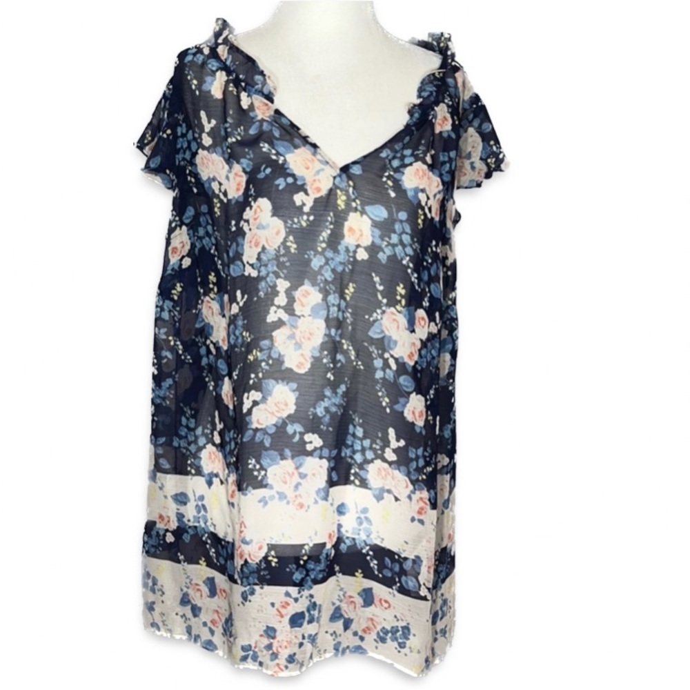 Motherhood Sheer Maternity Top